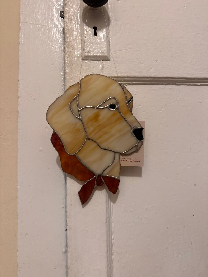 Stained Glass Golden Retriever