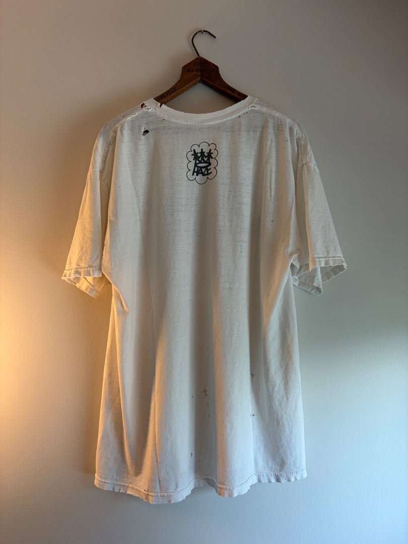 White Stussy clothing: vintage, L-XL