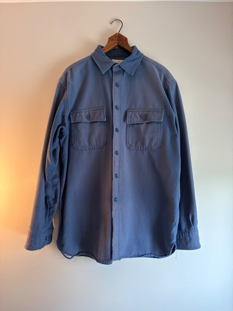Blue LL Bean clothing: vintage, Large