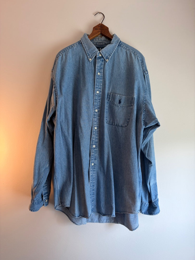 Denim Polo Ralph Lauren clothing: vintage, XL