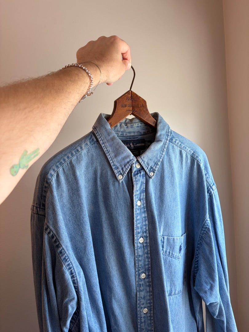 Denim Polo Ralph Lauren clothing: vintage, XL