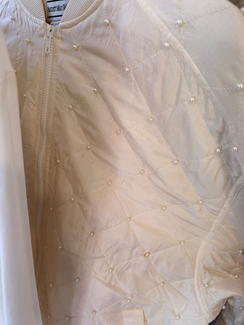 Silk & pearl lightweight  zip