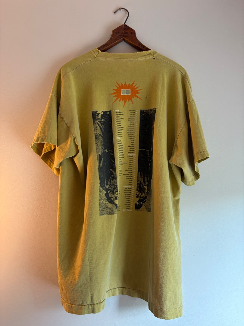 Yellow Fruit of the Loom clothing: vintage, XL