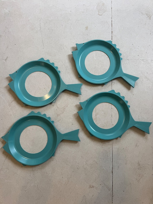 4 paper plate holder fish