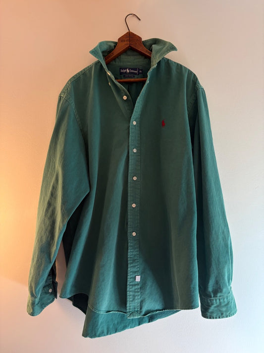 Green Polo Ralph Lauren clothing: vintage, XL