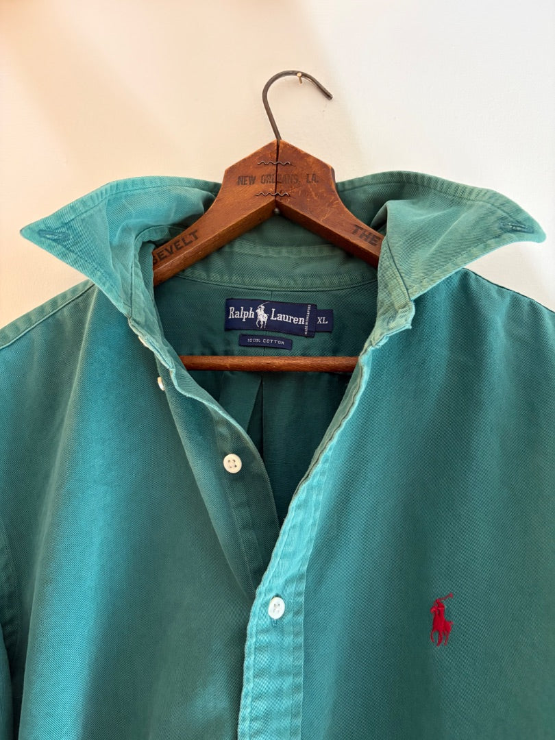 Green Polo Ralph Lauren clothing: vintage, XL
