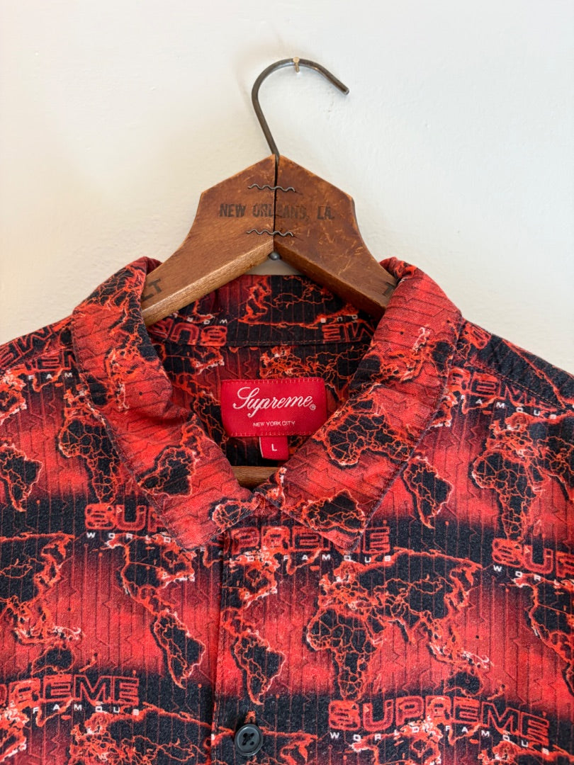 Red Supreme clothing: vintage, L