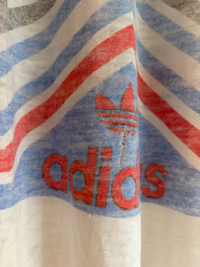 White Adidas clothing: vintage, XL