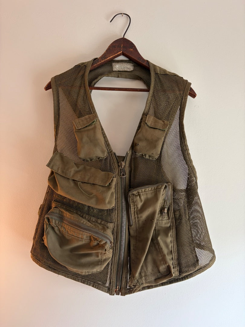 Green Army Surplus clothing: vintage, L