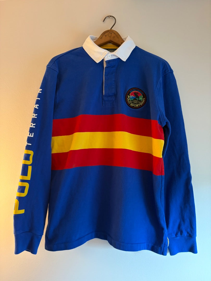 Blue Polo Country clothing: vintage, M