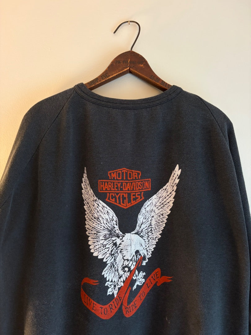 Black Harley-Davidson clothing: vintage, M