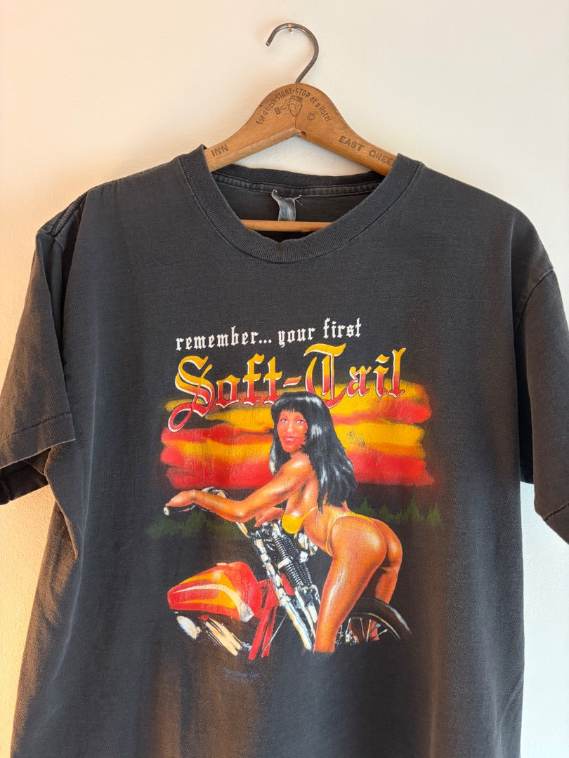 Black Harley-Davidson clothing: vintage, S