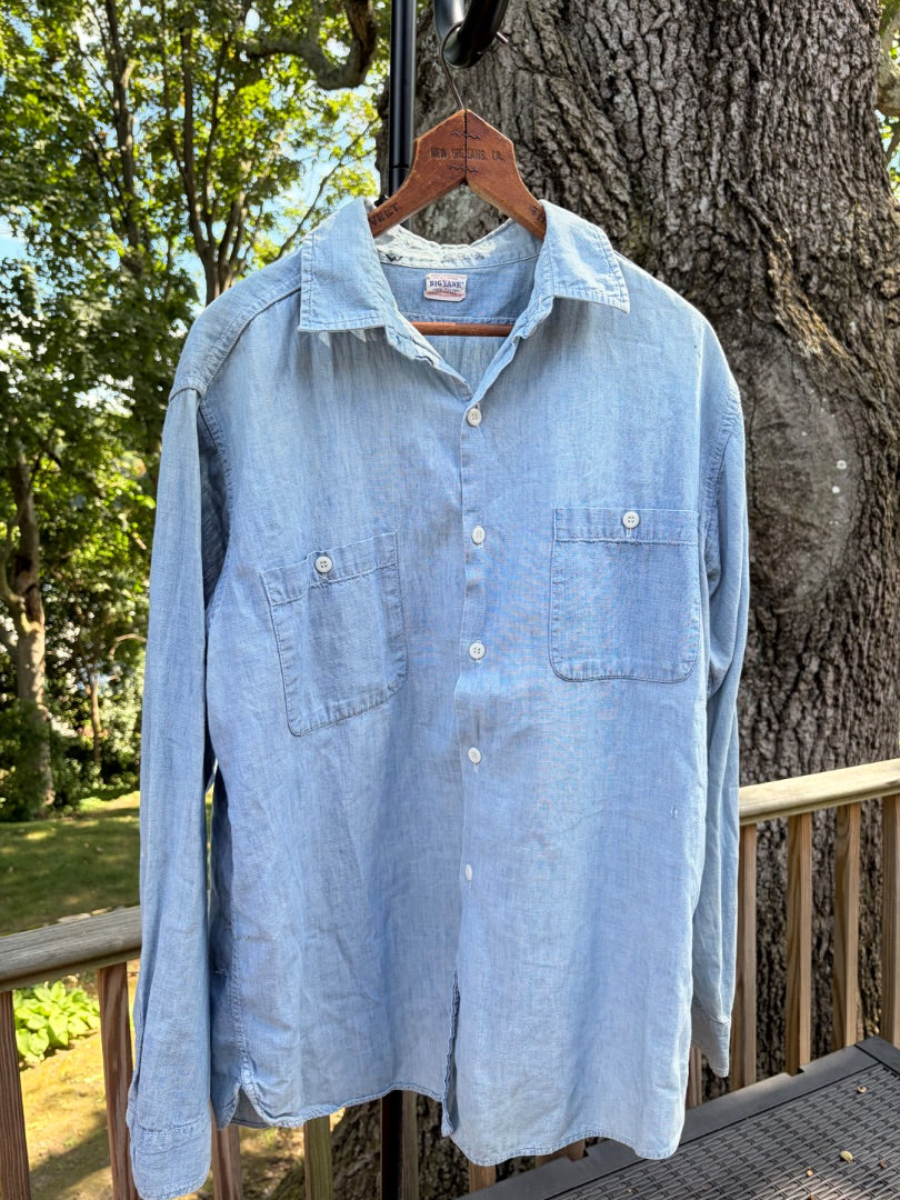 Chambray Big Yank clothing: vintage, XL