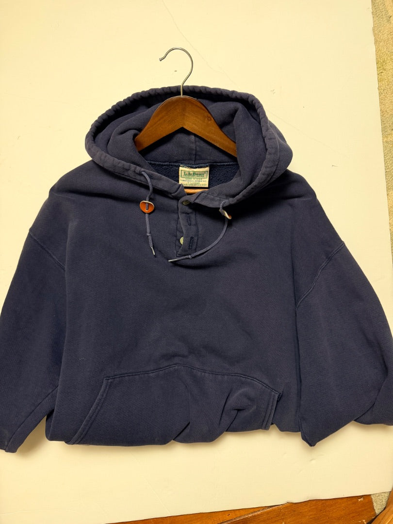 Blue LL Bean Vintage LL Bean Russell Faded Blue Hoodie XL, XL