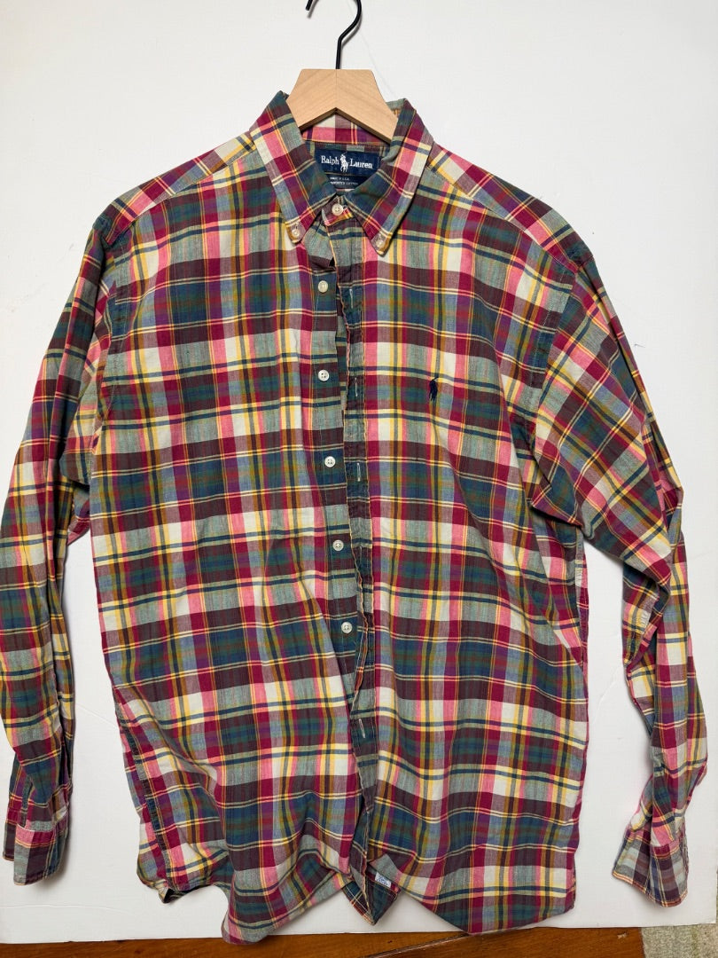Multi Ralph Lauren Vintage Ralph Lauren Madras Shirt Medium, M