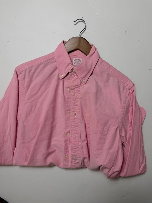 Pink Brooks Brothers Brooks Brothers OCBD Pink Medium, M