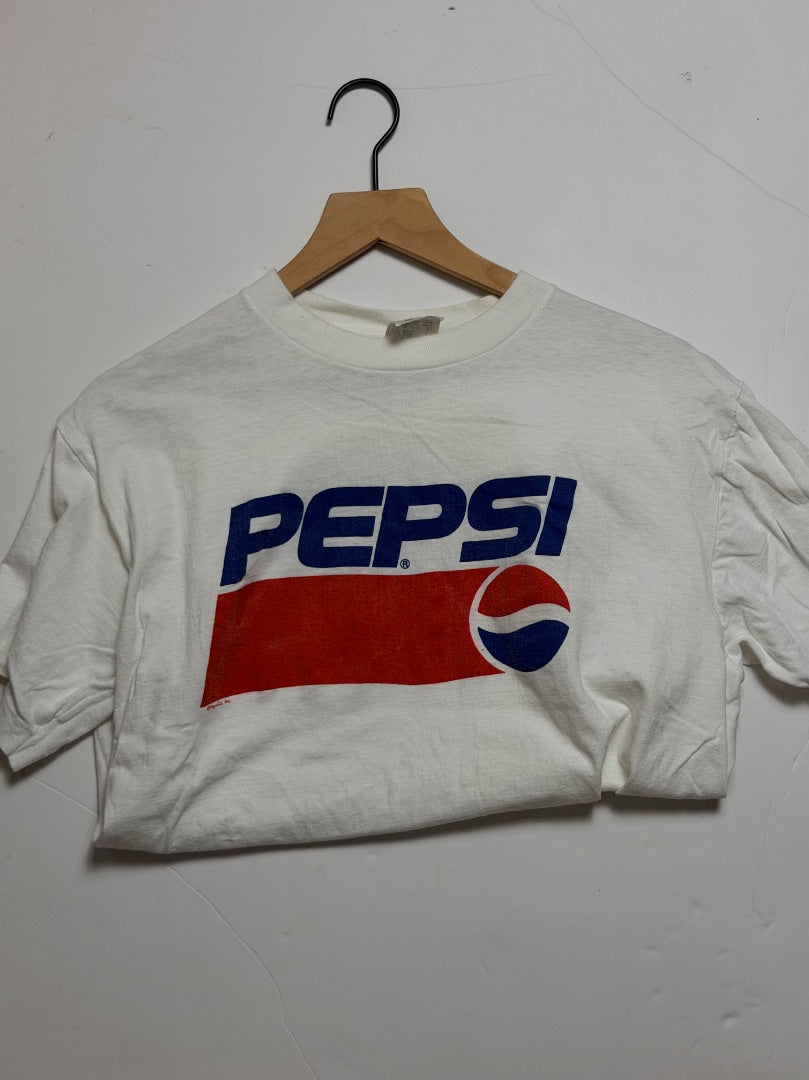 White Vintage Vintage Pepsi t shirt Vermont country music, XL