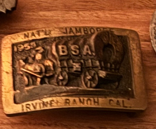 Vtg BSA belt buckle
