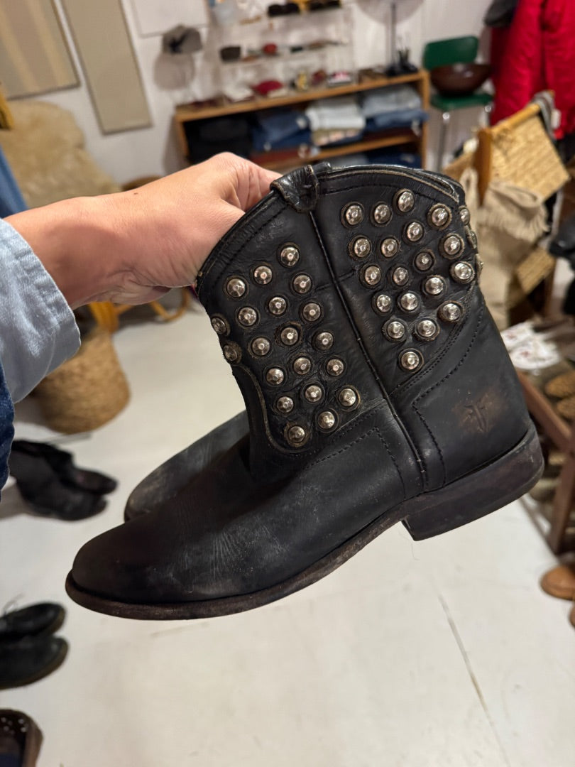 Frye studded short boot
