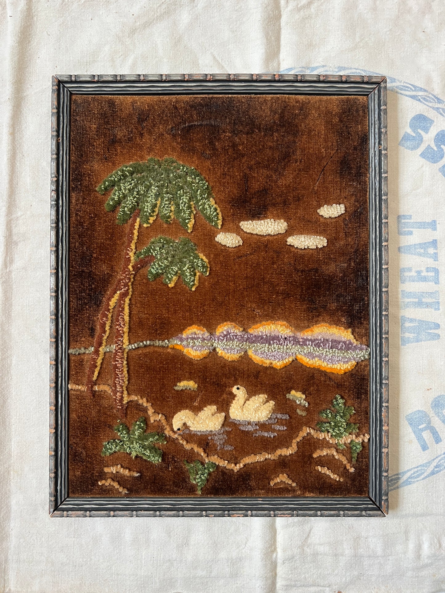 1940s Velvet Beach Art