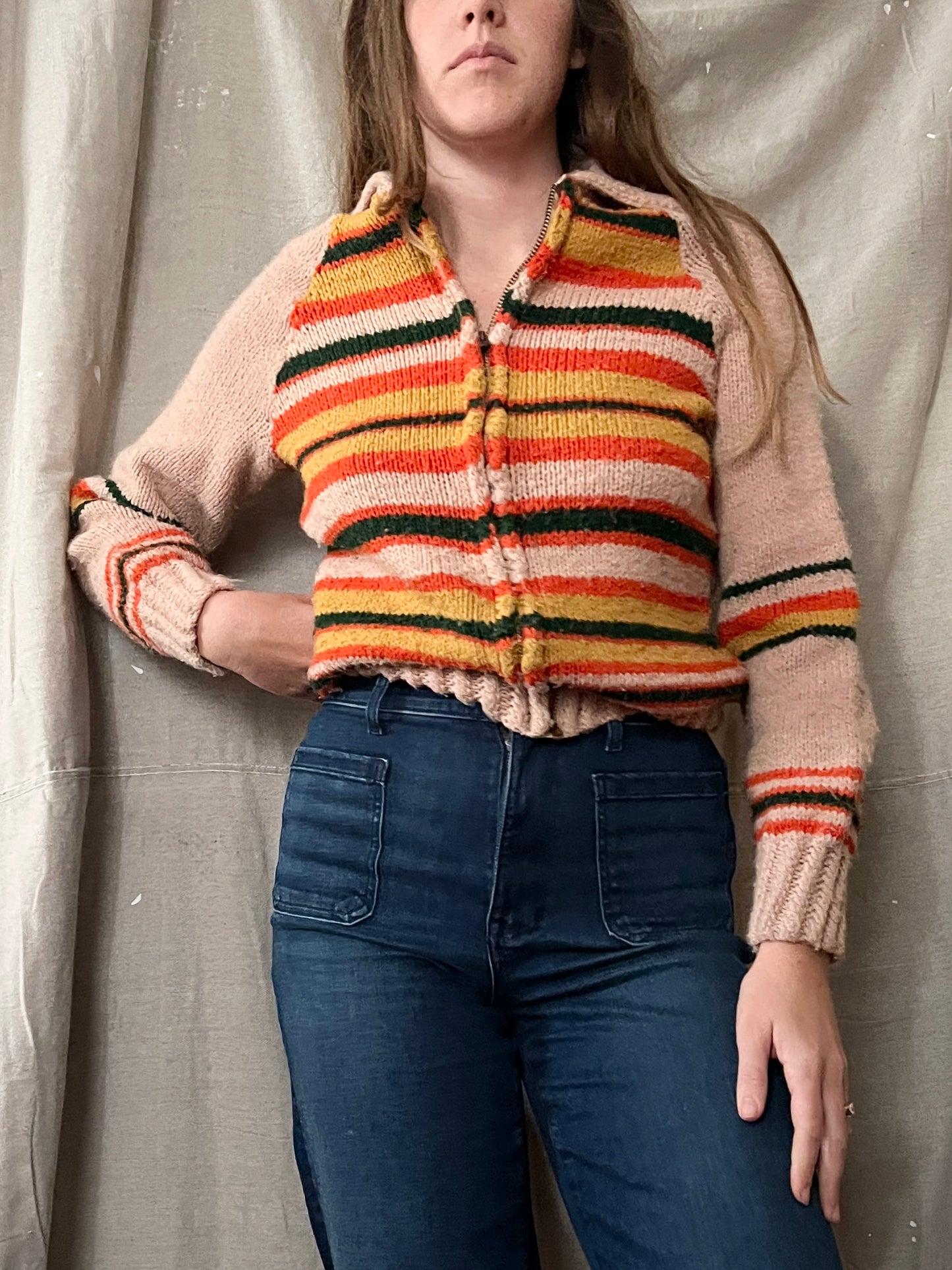 70s Striped Knit, XS-M