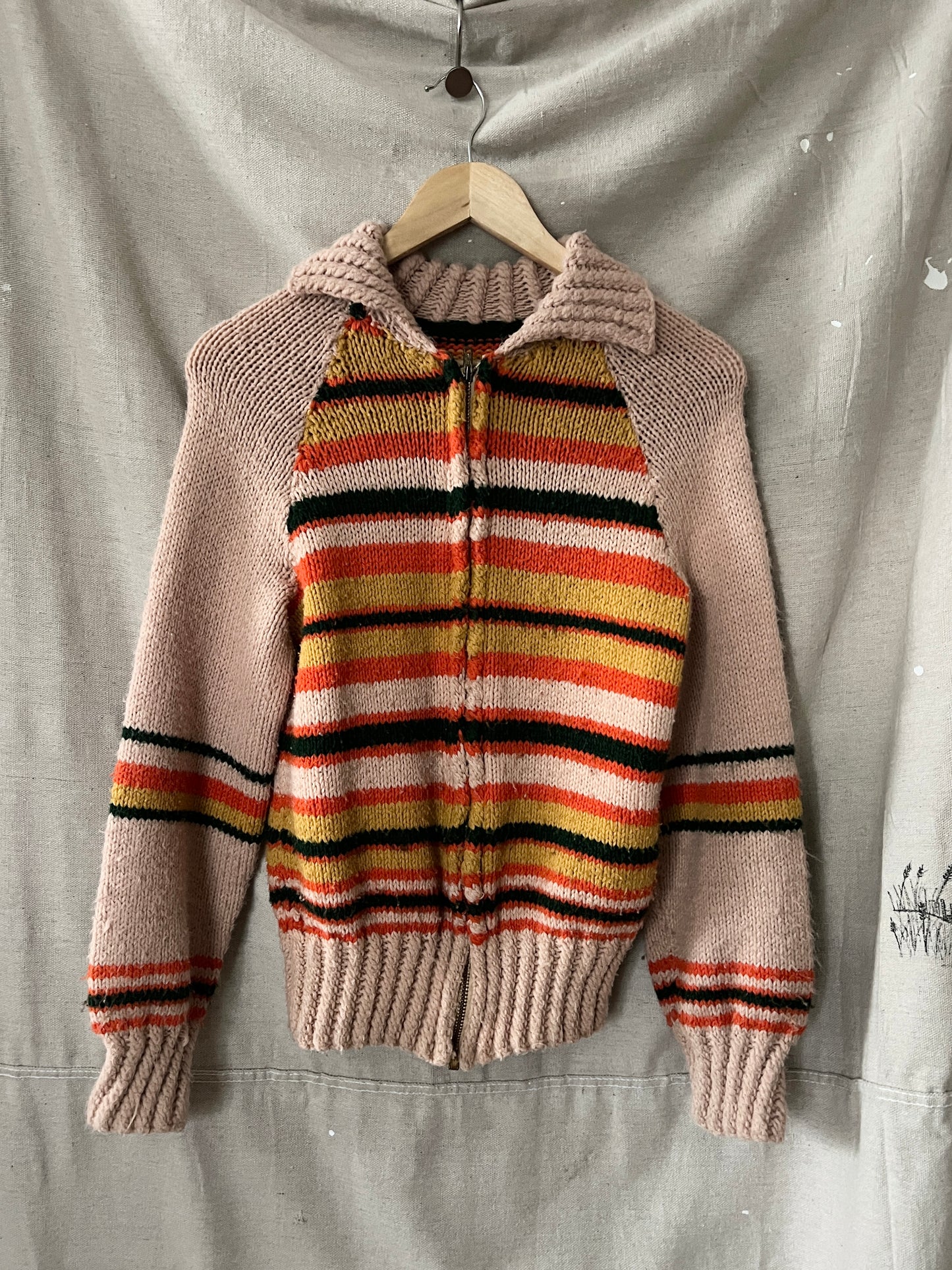 70s Striped Knit, XS-M