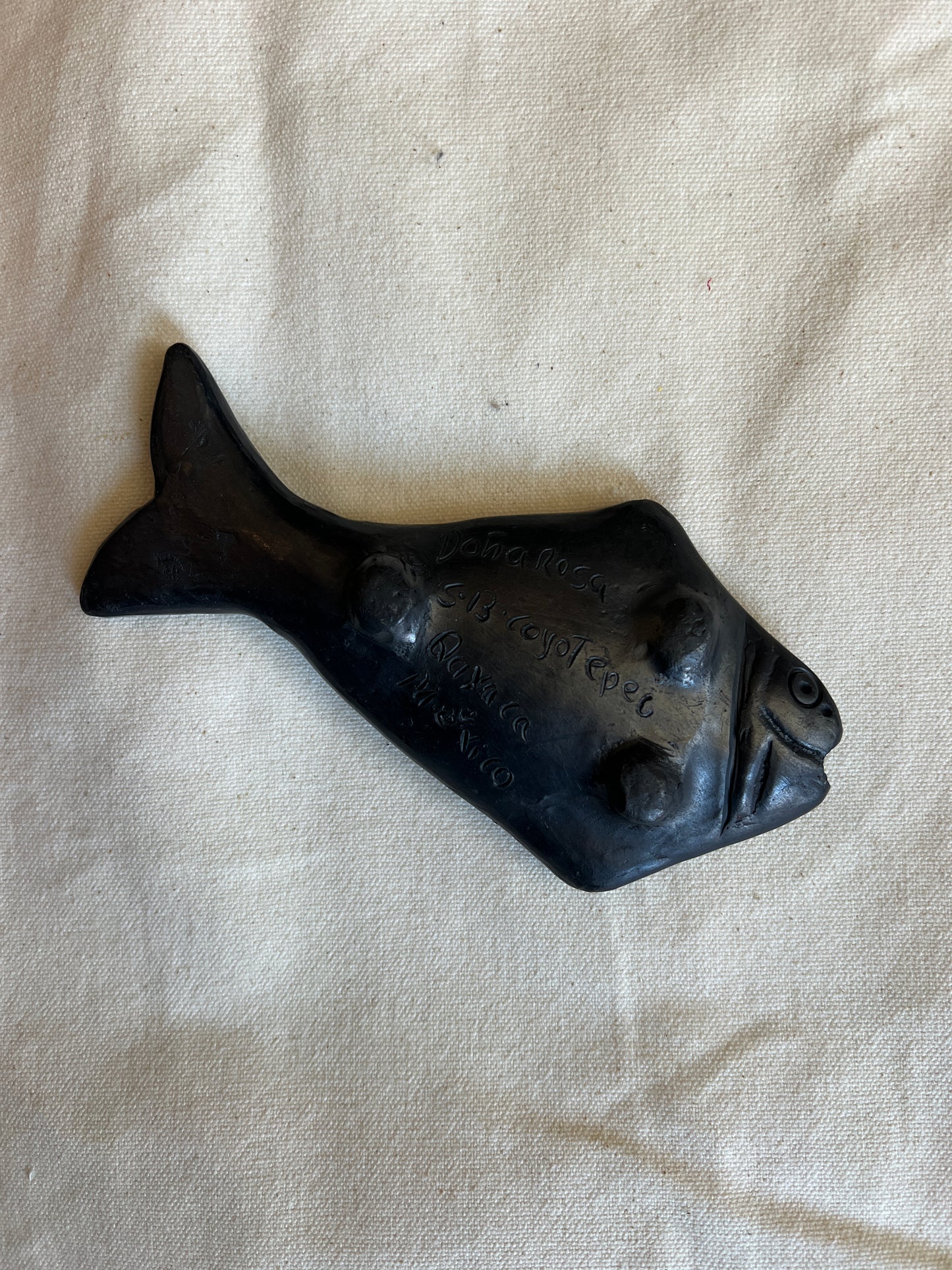 Oaxacan Barro Negro Fish Ash Tray