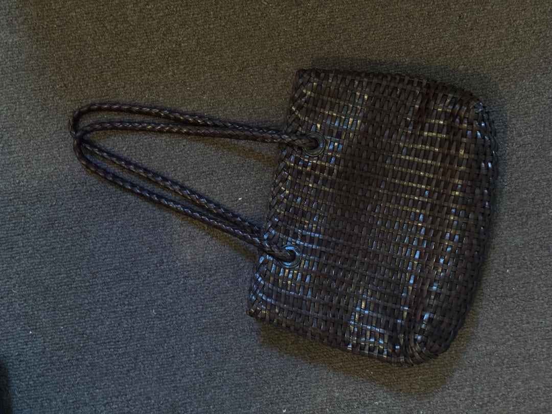 Talbots Leather Woven Purse