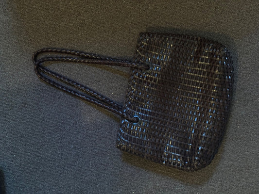 Talbots Leather Woven Purse