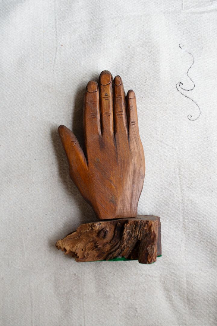 Pray for Surf Carved Hands