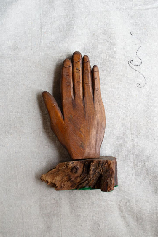 Pray for Surf Carved Hands