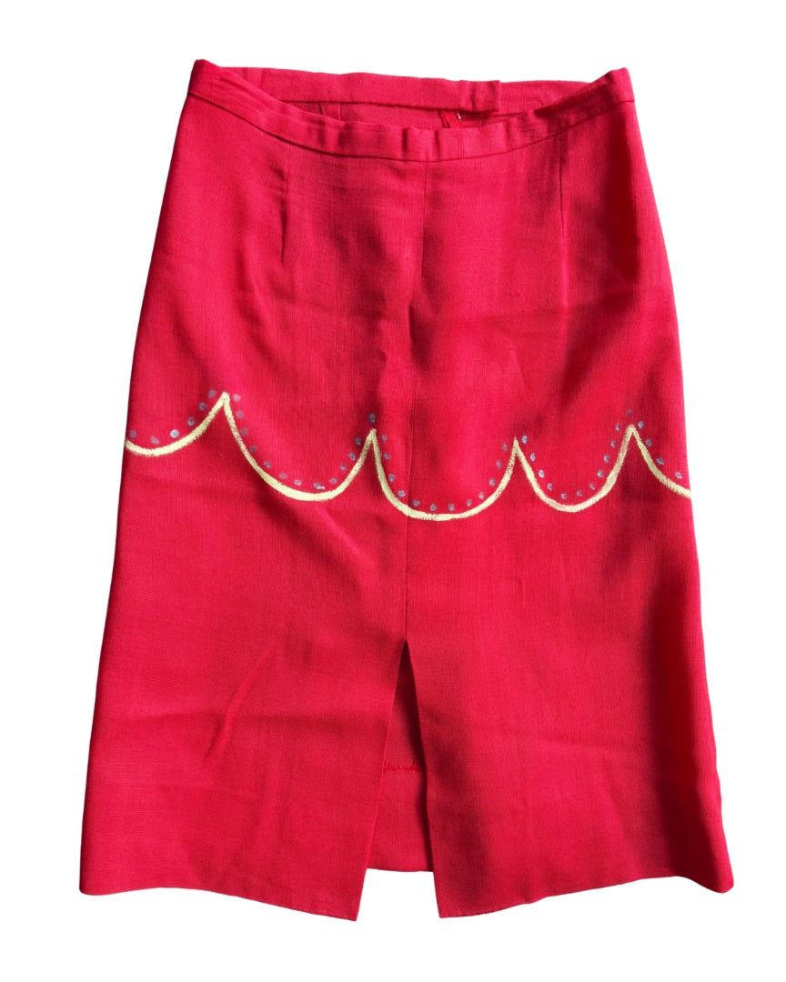 Red Mimi Pinheiro clothing: vintage, M