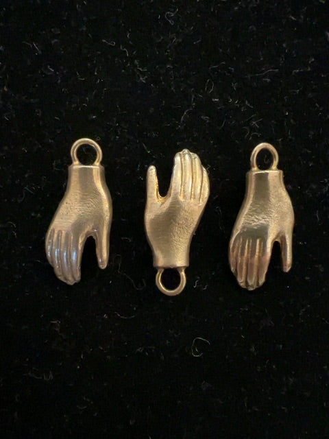 Brass Hand Charm