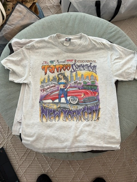Grey Hanes clothing: vintage, L