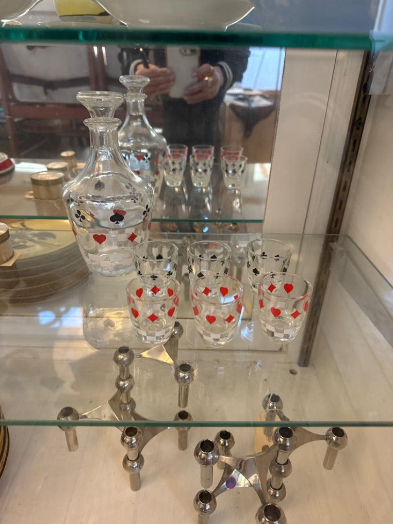 French decanter & glasses