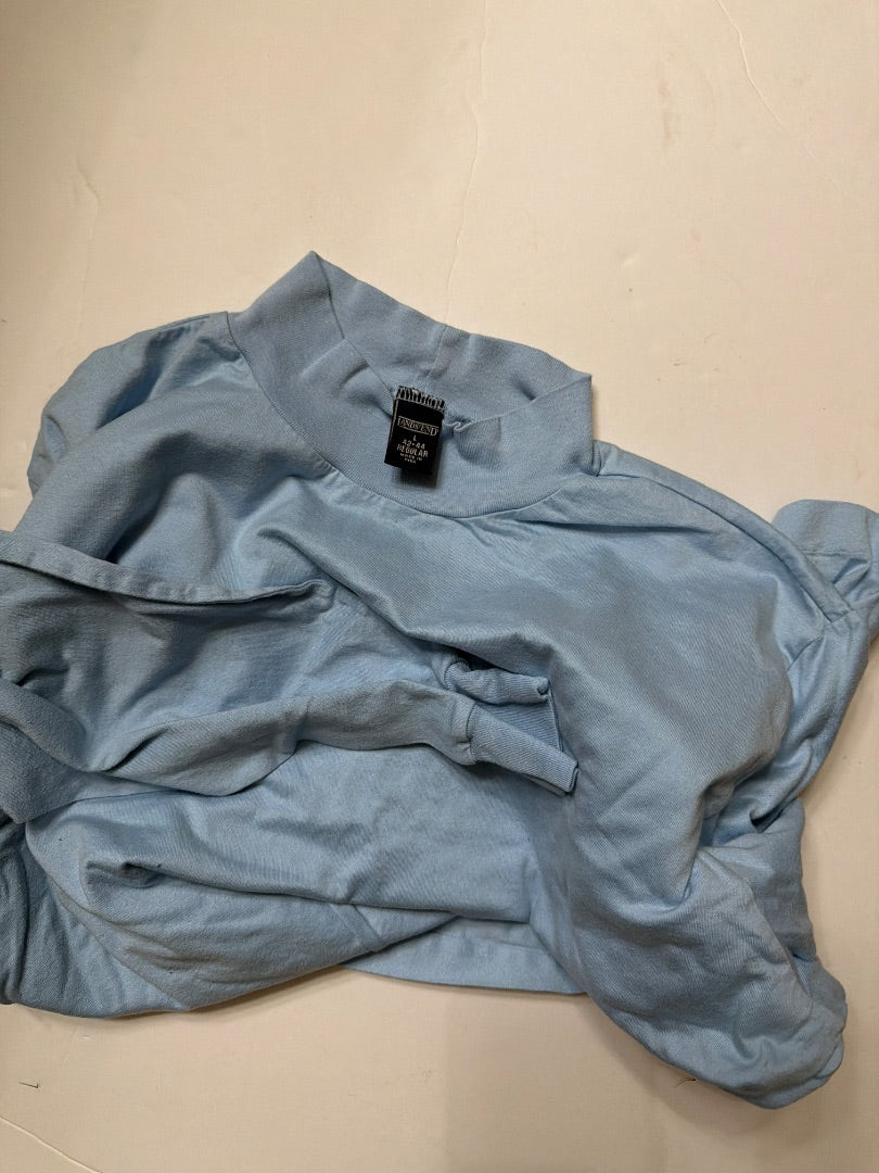 Light blue Lands end Vintage lands end mock neck long sleeved t shirt, L