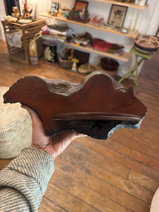 Live edge Knick knack shelf