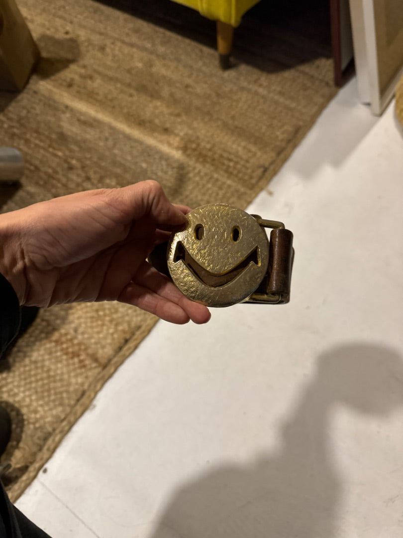 Vtg 60’s smiley face belt