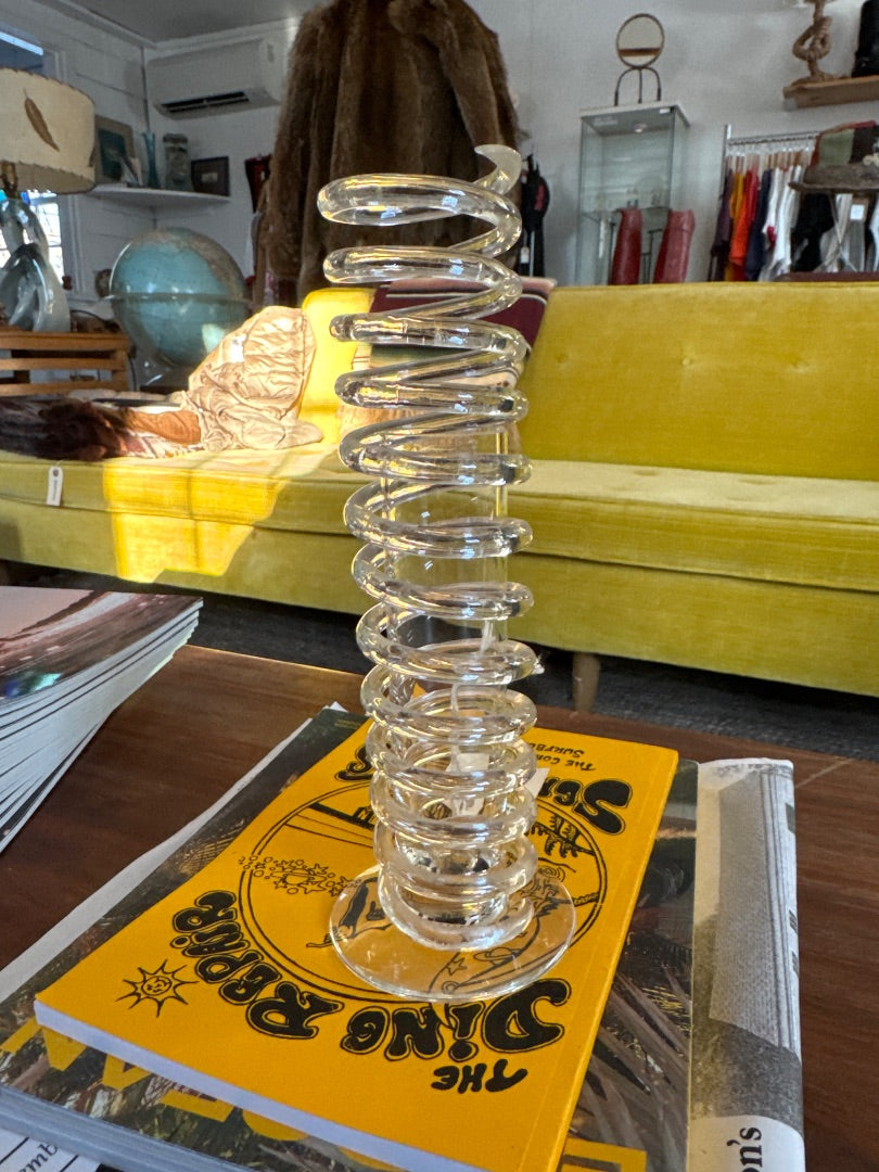 Carlo Moretti Murano Spiral Bud Vase