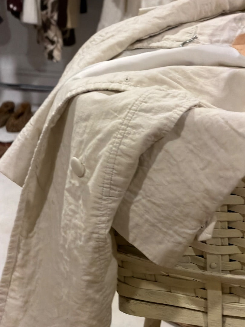 Ivory spring coat