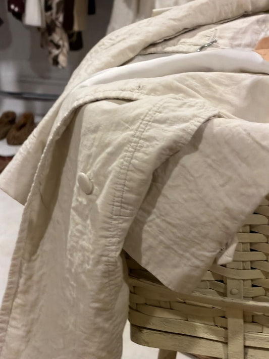 Ivory spring coat
