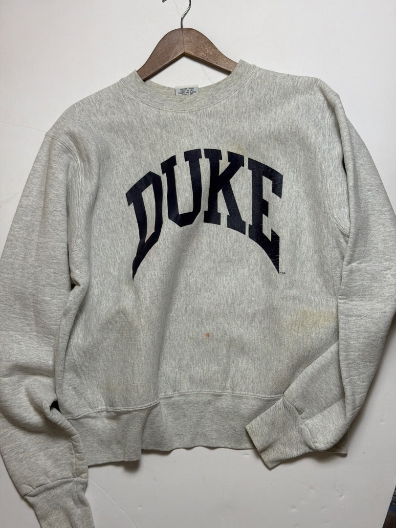 Grey Cotton Exchange Vintage Duke reverse weave grey sweatshirt size Large, L
