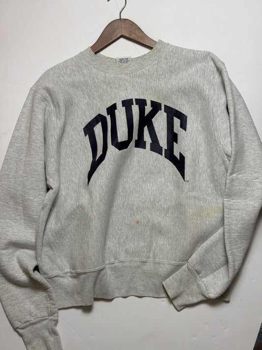 Grey Cotton Exchange Vintage Duke reverse weave grey sweatshirt size Large, L