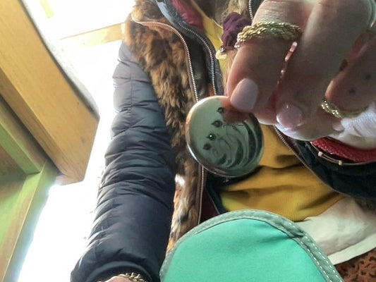 victorian locket - GF
