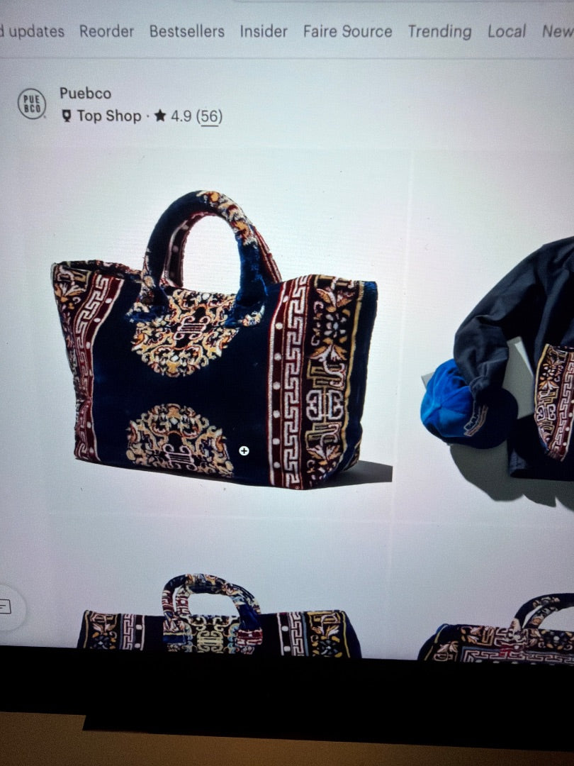Faux rug bag