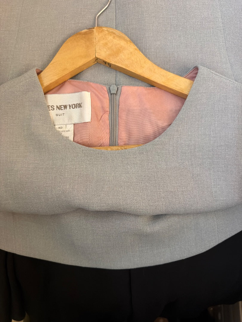 Jones ny grey basic dress