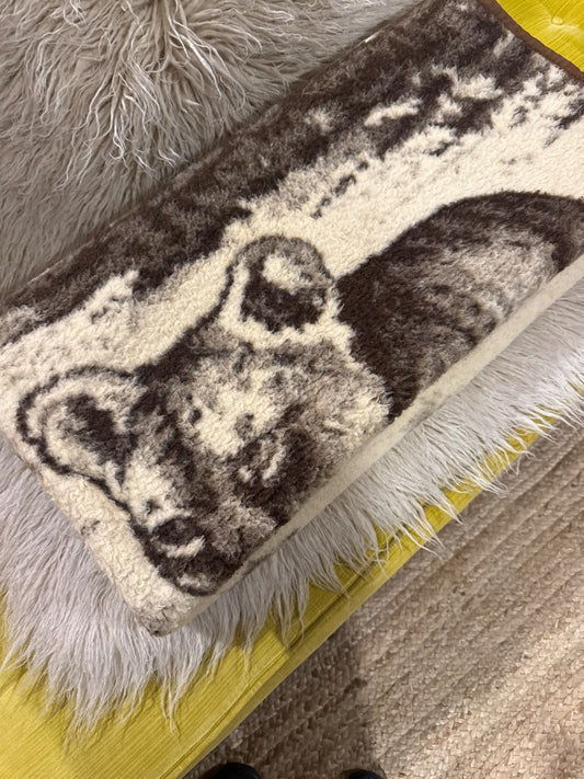 San Marcos Lion cub blanket