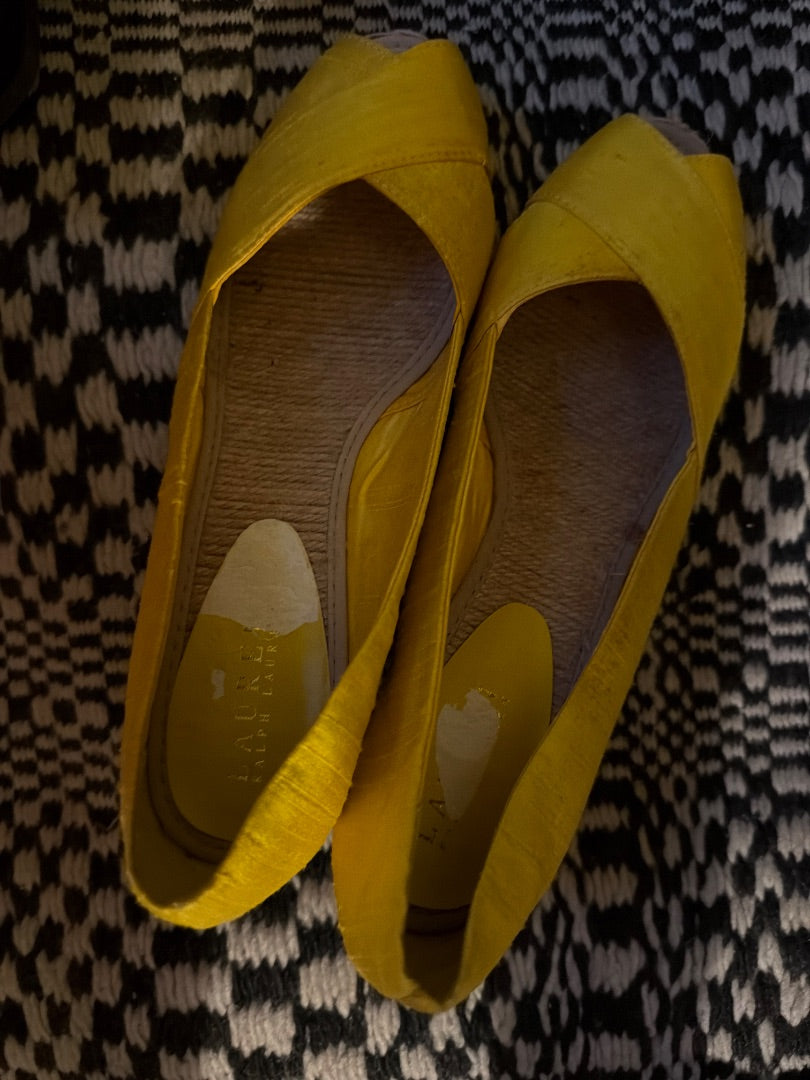 Yellow Ralph espardrille