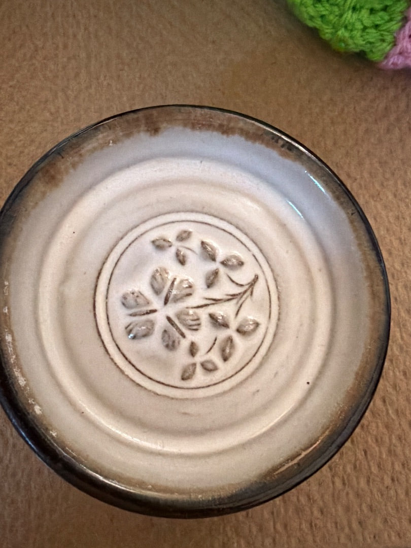 3 mini Studio pottery dishes