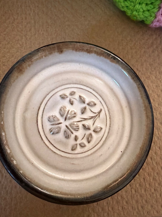 3 mini Studio pottery dishes